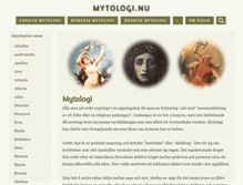 Tablet Screenshot of mytologi.nu